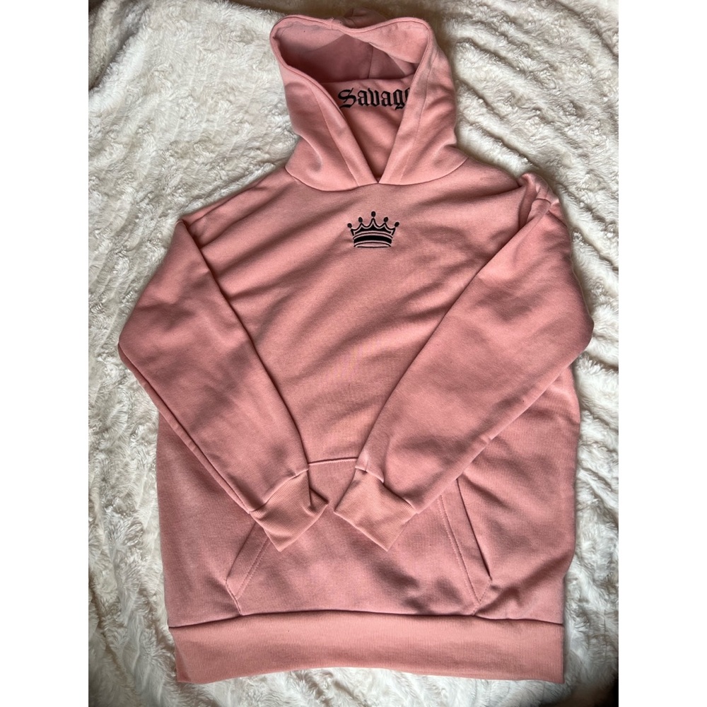Belle Tweed Hoodie W/ Turtle Neck